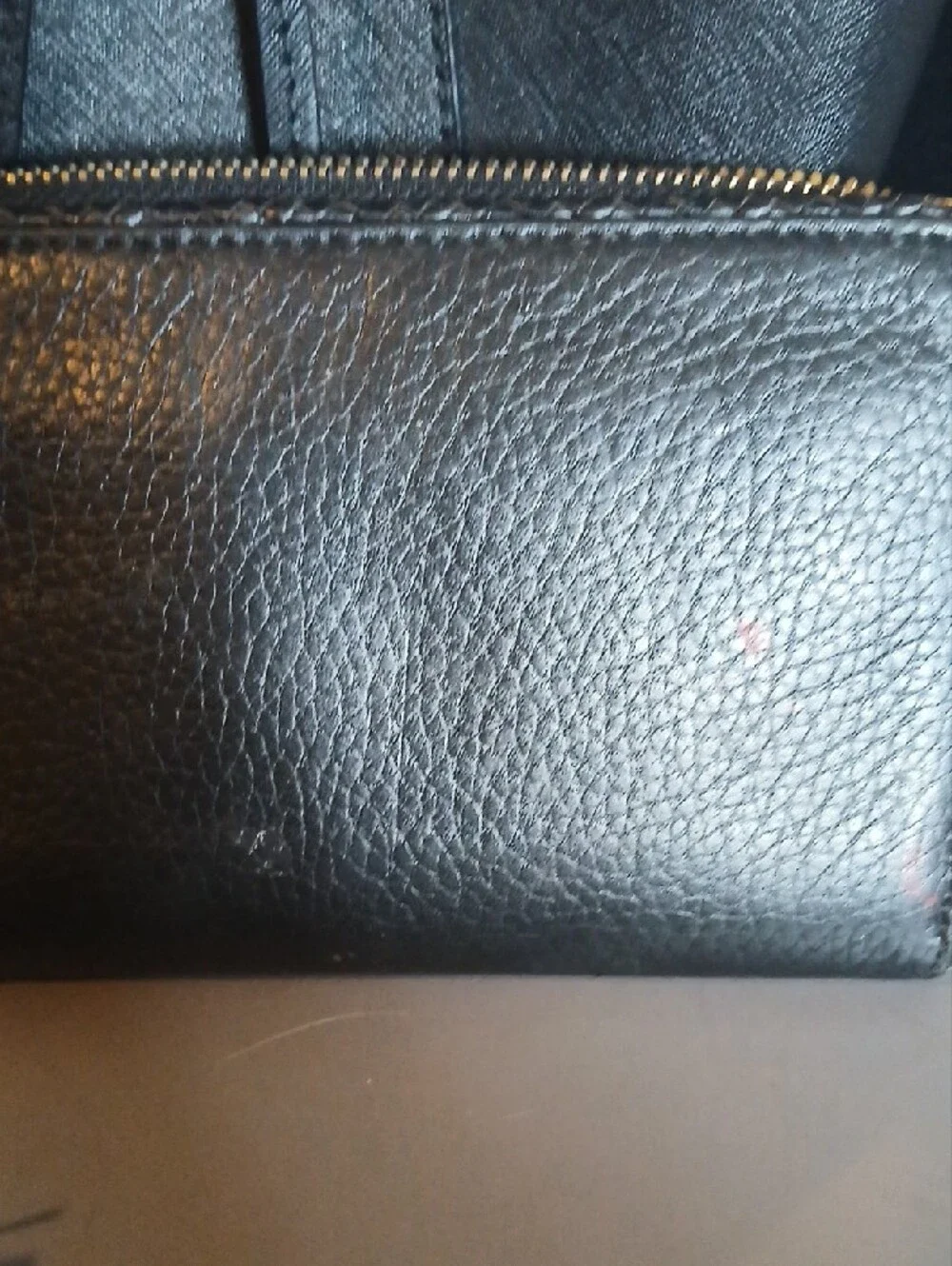 Tory Burch McGraw Zip Continental Wallet features pebbled leather